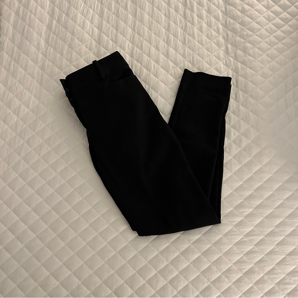 Loft, black skinny dress pants. Size 00.